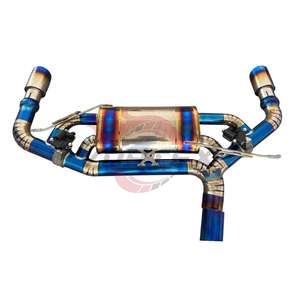 Sistema de Escape Catback Vortex Blue Titanium para BMW 228i F22 F23 N20 2.0T 2014-2022, Tubo en X de Alto Rendimiento, Sin Sistema Valvetronic Drone - Product Image 4