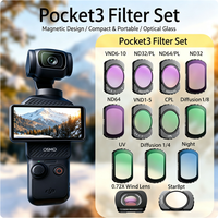 Filtres magnétiques directement de l'usine pour DJI Pocket 4/3 (ND / UV / CPL / Black Mist / Grand angle)