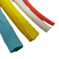Selubung Kabel Kain Isolasi Anyaman PET Otomatis Menutup Sendiri YUHAO Promotional