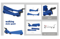 Vente en gros Prix bon marché Fabricant Portable Walkable Ice Skate Cover Skate Guard Housses de protection