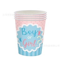 Kit de Fête Jetable en Papier avec Ballons et Confettis pour Bébé Garçon ou Fille – Célébration de Révélation du Sexe du Nouveau-né – Amusant et Très Vendu