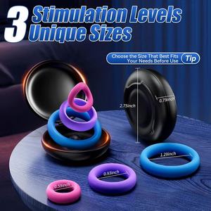 New Hot Selling Lollipop Male Penis <strong>Ring</strong> Set For <strong>Delay</strong> Ejaculation Sex Toy <strong>Cock</strong> <strong>Ring</strong> Adult Products - Product Image 3
