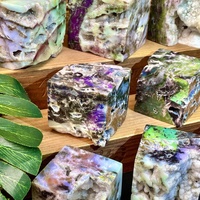 Cristal artisanal en gros, sphalerite aura naturelle de haute qualité, cube pour décoration et cadeau