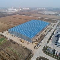 Atelier de transformation agroalimentaire au Kenya construit avec des kits en acier préfabriqués pour le stockage des aliments et les installations de production agricole