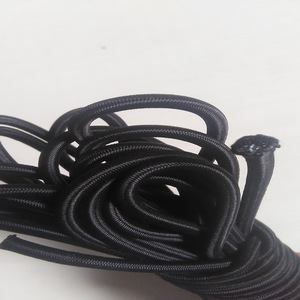 Cordon élastique noir de 6 mm de diamètre et 2,5 m de longueur pour brassards de sport en plein air, respectueux de l'environnement - Product Image 5