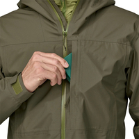 Veste à capuche réfléchissante à fermeture éclair pour homme, personnalisée, pour l'extérieur, imperméable, durable, coupe-vent, réversible pour homme