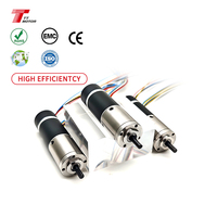 Moteur CC sans balais mini haute précision 12V 24V, moteur à engrenages planétaires micro sans noyau de 22 mm avec encodeur pour contrôle de précision