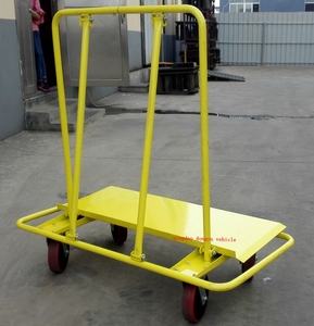 Carro profesional de cuatro ruedas de madera contrachapada para trabajo pesado, carro de paneles de yeso y carro de herramientas de mármol - Product Image 4