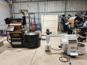 Giá cả cạnh tranh PID nút điều khiển Artisan hỗ trợ TJ 3kg 5kg 6kg cà phê rang xay không khí nóng màu xanh lá cây cà phê đậu Máy rang - Product Image 4