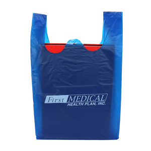 Bolsas de Compras de Plástico HDPE Tipo Camiseta, Personalizadas con Logotipo, Desechables, para Supermercados y Tiendas - Product Image 3