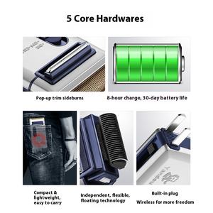 Véritable 301 <span class=keywords><strong>Rasoir</strong></span> électrique Couteau à barbe Tête de vieil homme Couteau de rasage alternatif <span class=keywords><strong>Rasoir</strong></span> électrique en plastique rechargeable - Product Image 4