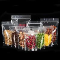 Sachets refermables zip-lock de qualité alimentaire, résistants aux odeurs, avec emballage en plastique transparent, sacs en mylar 3.5