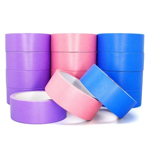 Cinta Adhesiva Multicolor sin Residuos para Decoración del Hogar, Arte Mural, Envoltura <span class=keywords><strong>de</strong></span> Regalos, Fabricante Profesional OEM - Product Image 4