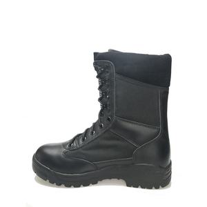 Водонепроницаемые тактические походные ботинки черные Дельта кожаные резиновые тактические ботинки - Product Image 1