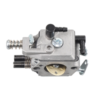 Carburateur de remplacement pour tronçonneuses à essence 2 temps 4500 5200 5800 45cc 52cc 58cc, corps en aluminium avec pompe à essence, pièces de rechange