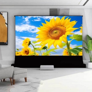 Pantalla de Proyección Motorizada de Piso con Cristal ALR de 72-150''GCSP para Proyector Láser <span class=keywords><strong>HISENSE</strong></span> PX3-PRO TriChroma - Product Image 1