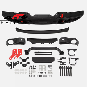 Para el 2007-2023 <span class=keywords><strong>Jeep</strong></span> Wrangler JK JL Gladiator JT 10th Anniversary Edition instalación de parachoques delantero y trasero no destructivo - Product Image 1