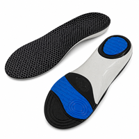 Semelles orthopédiques à soutien de la voûte plantaire en gel PU souple pour le soulagement de la fasciite plantaire, semelles de sport pour hommes et femmes, soulagement des pieds plats, course et marche