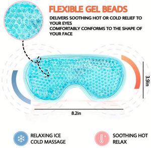 Máscara de Gel Reutilizable Fría y Caliente para Ojos con Perlas de Gel, Antiarrugas, Elimina las Ojeras, Hidratante, Calmante y Alivia el Estrés - Product Image 2
