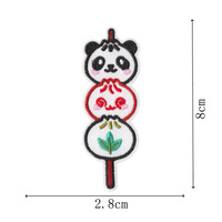 Japanse Sprout Pet String Burning Borduurwerk strijkpatches met konijn, panda, vos, vis en beer voor DIY kleding, tassen en hoeden