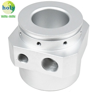 OEM Custom Aluminum Alloy 7075 <strong>Clear</strong> <strong>Anodizing</strong> Finish Electronics Connector Mounting Parts with CNC Machining Milling Services - Product Image 3