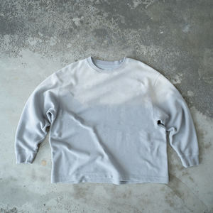 Camiseta de Manga Larga de Algodón Térmico de Alta Calidad Personalizada, Camiseta Vintage Lavada con Ácido, Camiseta con Estampado DTG para Hombre - Product Image 3