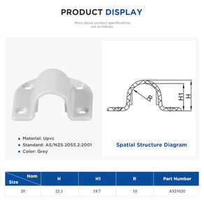 Curva Rigida a 90 Gradi in PVC da 20mm, Standard Australiano, Produttore Cinese - Product Image 4