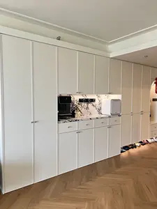 ตู้เก็บของไม้สั่งทำพิเศษ สไตล์โมเดิร์นหรูหรา เป็นมิตรกับสิ่งแวดล้อม สำหรับห้องรับประทานอาหาร/ห้องนั่งเล่น เฟอร์นิเจอร์อเนกประสงค์ - Product Image 2