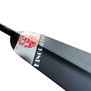 Kingpaddle D02 IDBF, eje elíptico de peso ligero, diédrico fijo, Dragon Boat, paleta de fibra de carbono - Product Image 3