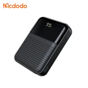 Mcdodo Power Bank portabel Mini, Charger portabel kapasitas tinggi LED 20W Android ramping pengisian cepat 585 mAh, Power Bank tampilan Digital Mini 22.5W