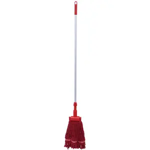 Industrial Mop Heavy Duty Cotton Commercial Wet Mop 145cm Home Mall Hotel Office Floor Cleaning Tools 67inch Aluminum Rod Mop