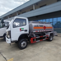 Camión Cisterna Diésel Ligero 4x2 de 5 CBM, Mini Camión Móvil de Reabastecimiento con Dispensador de Combustible Trasero