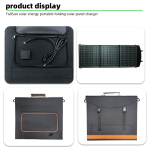 Panneau solaire portable Fullsun imperméable noir monocristallin en silicium 75W 18V - Product Image 3