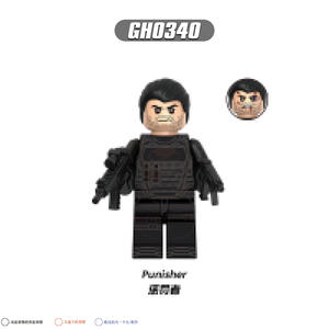 G0145 Série <span class=keywords><strong>Super</strong></span> Héros 8 Blocs de Construction Éducatifs en Plastique à Assembler Soi-même pour Enfants - Product Image 5