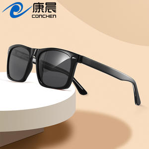Gafas de Sol Cuadradas TR90 para Hombre, Lentes Polarizadas de PC con Protección UV400, Ideales para Conducir, Accesorio de Moda - Product Image 3