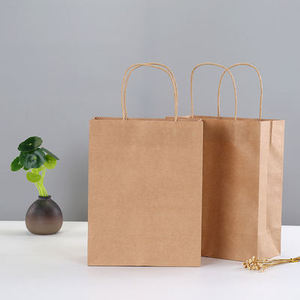 Bolsas de Papel Kraft Personalizadas al por Mayor, de Alta Calidad, Económicas, con Asa, para Alimentos, Pan y Embalaje - Product Image 1