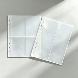 10 Blatt A5 Loseblatt-Notizblock mit 6 Ringen, bedruckt, PP-Notizblockseiten, <span class=keywords><strong>4</strong></span> Taschen, Kunststoffschutz - Product Image 2