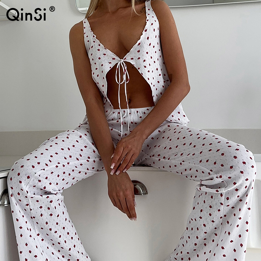 Women's Christmas Pajama Set - Short Sleeve Top & Capri Pants With Snowman Print (Black, XL)
