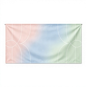 Bannière en <span class=keywords><strong>vinyle</strong></span> personnalisée aux couleurs vives, résistante aux intempéries, pour événements promotionnels en centre de conférence - Product Image 1