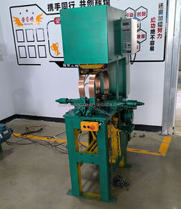 Máquina automática de doblado y soldadura de cadena antideslizante con alambre de hierro y acero inoxidable de Metal - Product Image 4