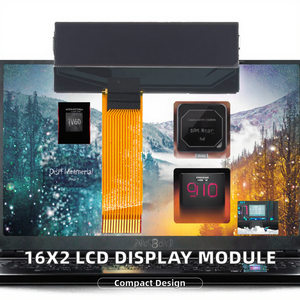 Modulo COG LCD Monocromatico Ultra-sottile da 2,6 Pollici 1602/16x2 con Testo Rosso su Sfondo Bianco / Marca FORMIKE - Product Image 2