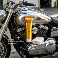 Crème de polissage pour métaux, Nettoyant pour cadres photo en métal, Entretien et nettoyage de motos, Machines à café, Automobile et usage domestique, Puissant produit d'usine