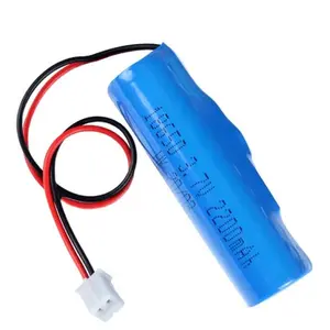 Batterie au lithium 18650 directe d'usine câble de sortie 3.7V avec panneau de protection haut-parleur audio lampe à LED petit ventilateur