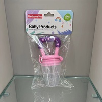 Jouet de dentition pour bébé en silicone sans BPA, en forme d'étoile, aide au sevrage, sucette, qualité alimentaire, fabriqué en Chine