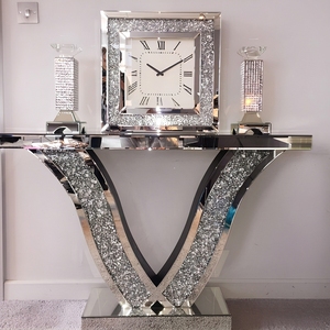 Tavoli <span class=keywords><strong>Consolle</strong></span> di Lusso Best Seller con Diamanti Frantumati <span class=keywords><strong>per</strong></span> Decorazione Soggiorno - Product Image 1