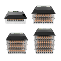 Control automático de temperatura y humedad 192 Incubadora de huevos de gallina