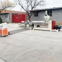 Granulateur électrique à vis simple pour le recyclage des déchets plastiques avec moteur PLC et roulement pour EVA LLDPE PPR (Débit de 80 à 800 kg/h)