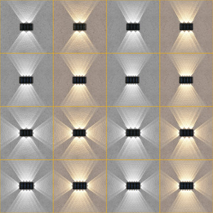 Xinyao Electric Appliances 4 Pack Solar Wall <b>Lights</b> Outdoor Waterproof Up Down LED Garden <b>Fence</b> Patio Lamp - Product Image 4