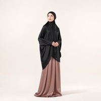 Ensemble de prière Mukena bicolore pour femmes, vêtements modestes, vêtements islamiques