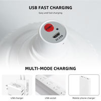 Ampoule LED de camping rechargeable de haute qualité 20W, lampe d'urgence intelligente USB DC5v LED